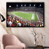 Stanford Cardinal Stadium Framed Canvas Prints Stanford Stadium Wall Art American,Sport Stadium Art Prints, Fan Gift