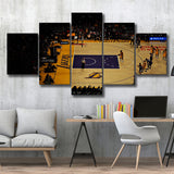 Staples Center Stadium Canvas Prints Los Angeles Lakers Wall Art,Multi Panels,Sport Stadium Art Prints, Fan Gift