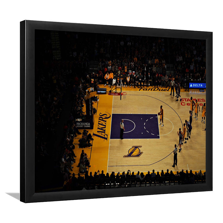 Staples Center Stadium Art Prints Los Angeles Lakers Wall Art,Sport Stadium Art Prints, Fan Gift, Wall Decor