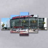 Staples Center Wall Art Los Angeles Lakers Stadium Canvas Prints,Multi Panels,Sport Stadium Art Prints, Fan Gift