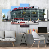 Staples Center Wall Art Los Angeles Lakers Stadium Canvas Prints,Multi Panels,Sport Stadium Art Prints, Fan Gift