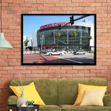 Staples Center Wall Art Los Angeles Lakers Stadium Art Prints,Sport Stadium Art Prints, Fan Gift, Wall Decor