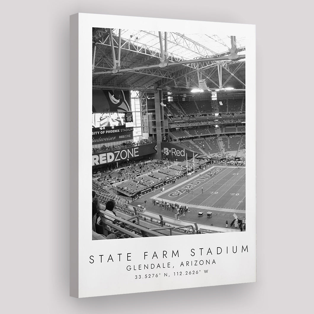 State Farm Stadium Football Stadium Print, Arizona Cardinals Football