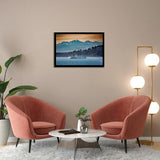 State Ferry and the Olympics - Mountain Art, Print Art, Frame Art