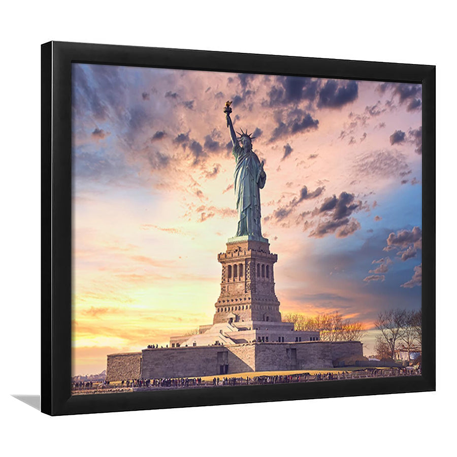Statue Of Liberty New York Art Print, Framed Art Prints Wall Art Home Decor, Ready to Hang