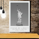 Statue Of Liberty New York City 1 Black And White Art Canvas Prints Wall Art Home Decor