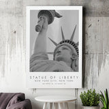 Statue Of Liberty New York City Black And White Art Canvas Prints Wall Art Home Decor