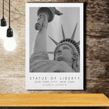 Statue Of Liberty New York City Black And White Art Canvas Prints Wall Art Home Decor