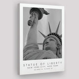 Statue Of Liberty New York City Black And White Art Canvas Prints Wall Art Home Decor