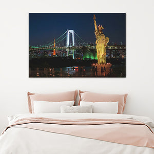 Statue Of Liberty In New York Canvas Wall Art - Canvas Prints, Prints for Sale, Canvas Painting, Canvas On Sale