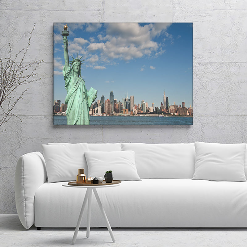 Statue Of Liberty Canvas Wall Art - Canvas Prints, Prints for Sale, Canvas Painting, Canvas On Sale