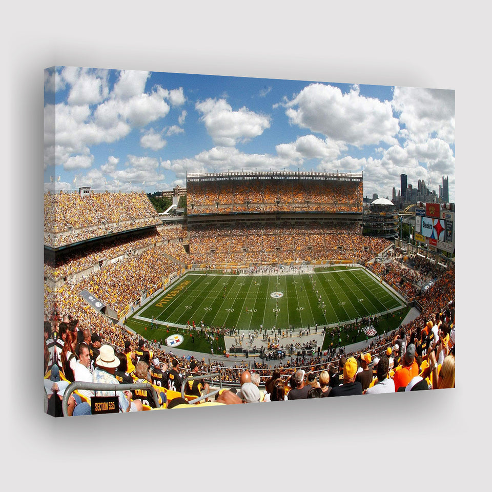 Steelers Heinz Field, Stadium Canvas, Sport Art, Gift for him, Fan Gift, Canvas Prints Wall Art Decor