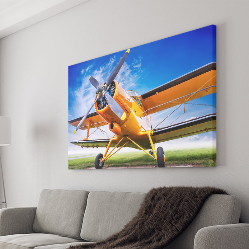 Steer The Plane Like A Real Pilot Canvas Prints Wall Art - Painting Ca –  UnixCanvas
