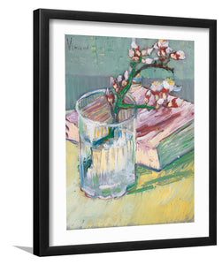 Still life a flowering almond branch_Vincent Van Gogh-Art Print,Frame Art,Plexiglass Cover