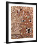 Stoclet Frieze. The Embrace (Detail) By Gustav Klimt-Canvas Art,Art Print,Framed Art,Plexiglass cover
