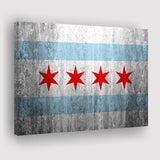 Stone Flags Of Chicago Art Work Canvas Prints Wall Art, Home Living Room Decor, Large Canvas