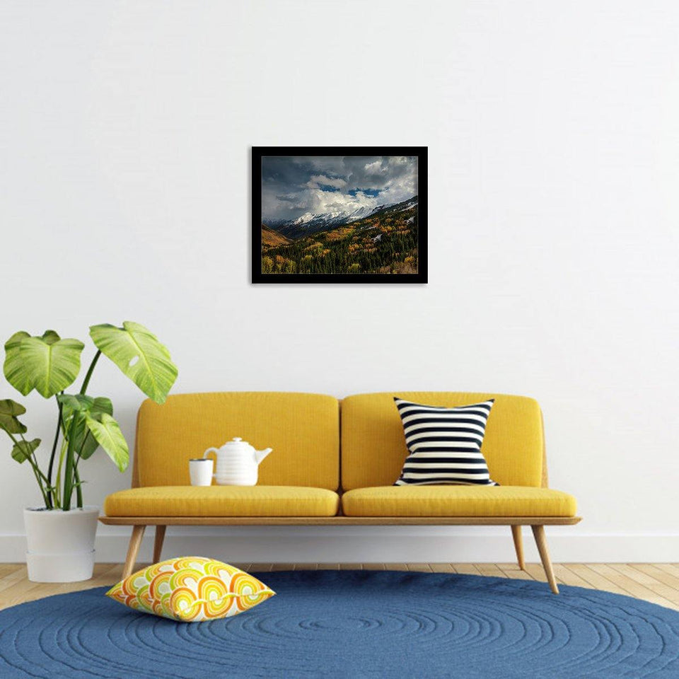 Storm Over Red Mountain Pass - Mountain Art, Print Art, Frame Art