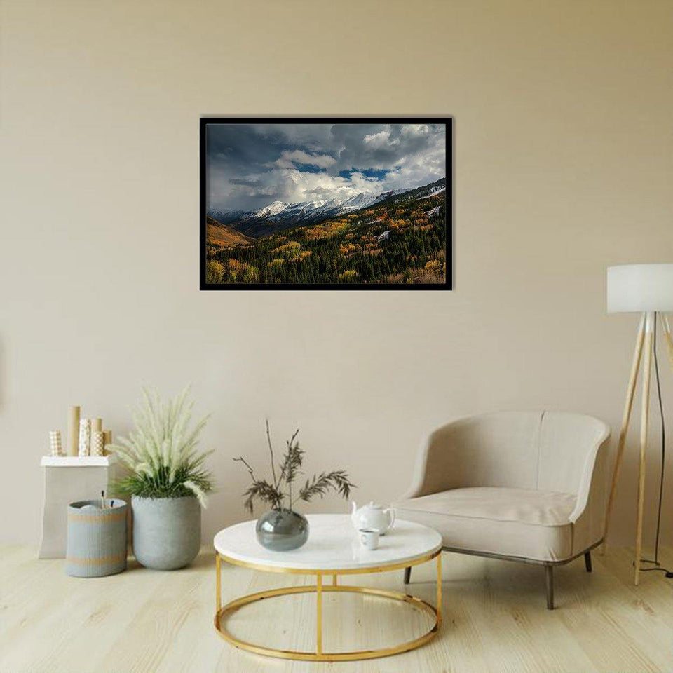 Storm Over Red Mountain Pass - Mountain Art, Print Art, Frame Art