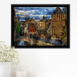 Strasbourg Framed Canvas Prints Wall Art Decor - Painting Canvas, Framed Picture, Home Decor