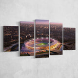 Stratford Olympic Stadium, Stadium Canvas, Sport Art, Large Canvas, Multi Panels, Canvas Prints Wall Art Decor