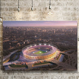 Stratford Olympic Stadium, Stadium Canvas, Sport Art, Gift for him, Fan Gift, Canvas Prints Wall Art Decor