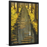 Stream In The Forest Framed Art Prints Wall Decor, Framed Picture, Large Picture