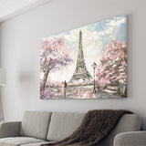 Street View Of Paris Tender Landscape Canvas Wall Art - Canvas Prints, Prints For Sale, Painting Canvas,Canvas On Sale