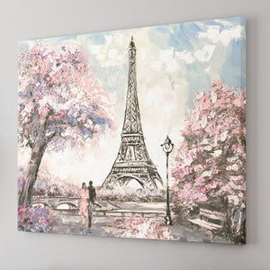 Street View Of Paris Tender Landscape Canvas Wall Art - Canvas Prints, Prints For Sale, Painting Canvas,Canvas On Sale