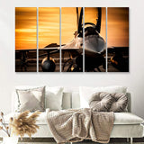 Stunning Scenery F16 5 Pieces B Canvas Prints Wall Art - Painting Canvas, Multi Panels,5 Panel, Wall Decor