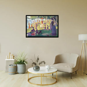 Sunday Afternoon On The Island Of La Grande Jatte By Georges Seurat-Art Print,Canvas Art,Frame Art,Plexiglass Cover