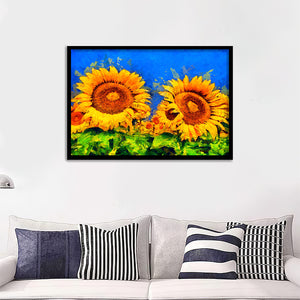Sunflowers Framed Wall Art - Framed Prints, Art Prints, Print for Sale, Painting Prints