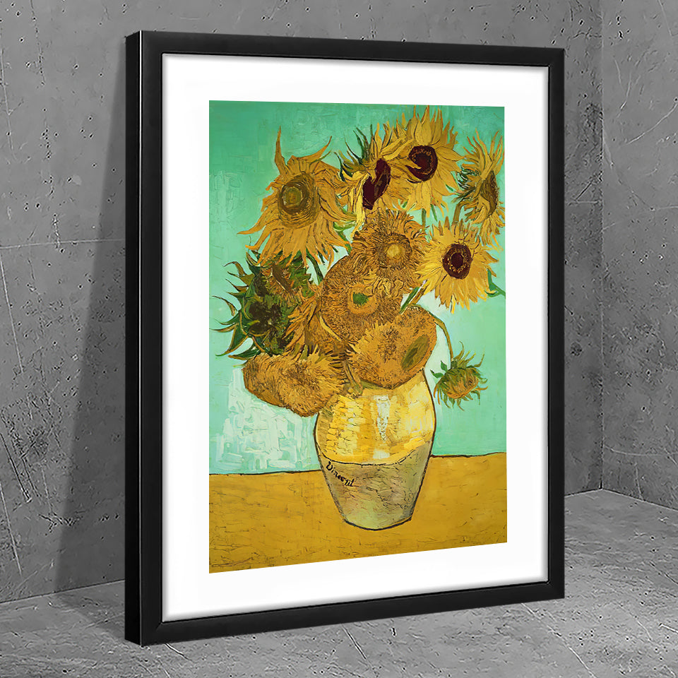 Sunflowers by Vincent Van Gogh - Art Prints, Framed Prints, Wall Art Prints, Frame Art