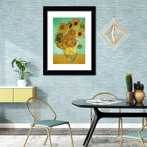 Sunflowers_Vincent Van Gogh-Art Print,Frame Art,Plexiglass Cover