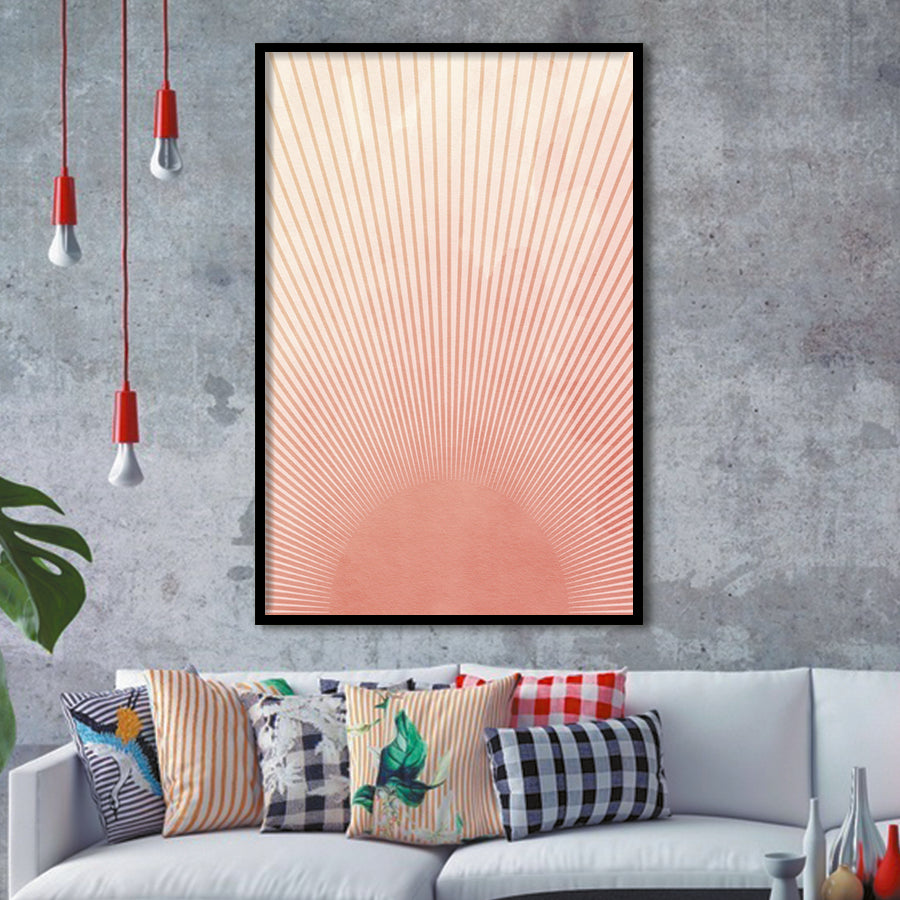 Sunrise Framed Art Print Wall Decor - Painting Art, Framed Picture, Home Decor