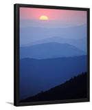 Sunrise, Appalachian Mountains, Great Smoky Mountains National Park, North Carolina, USA - Mountain art, Art Print, Frame Art