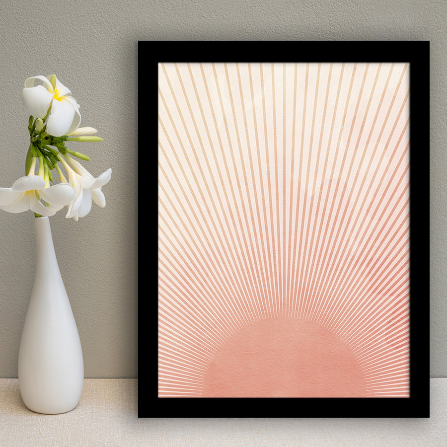 Sunrise Framed Art Print Wall Decor - Painting Art, Framed Picture, Home Decor