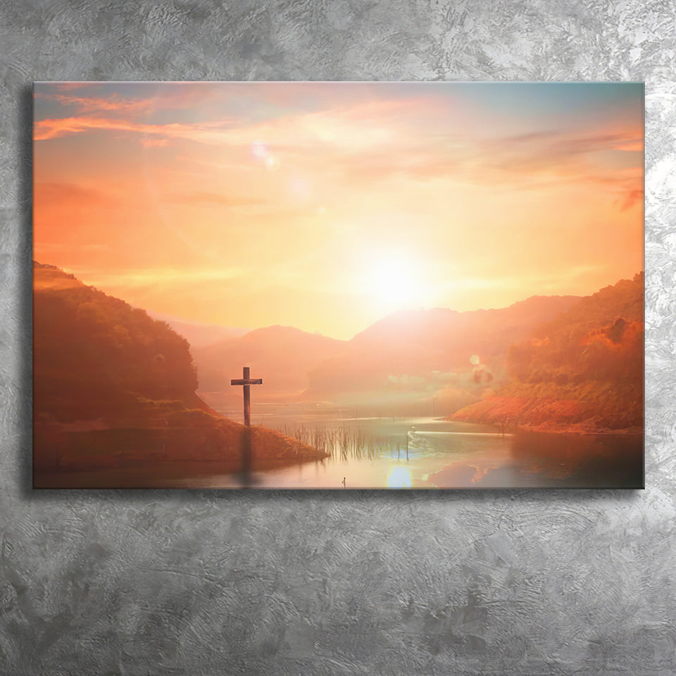 Sunset Faith Canvas Prints - Painting Canvas, Canvas Art, Prints for Sale, Wall Art, Wall Decor