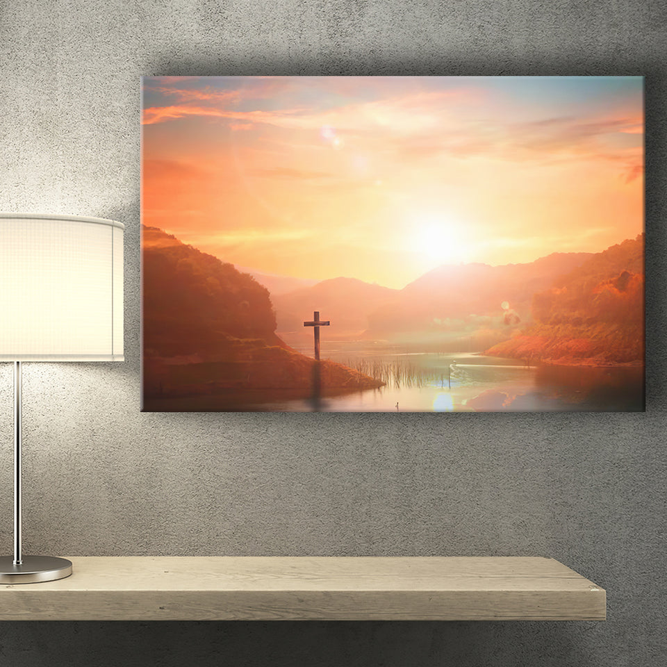 Sunset Faith Canvas Prints - Painting Canvas, Canvas Art, Prints for Sale, Wall Art, Wall Decor