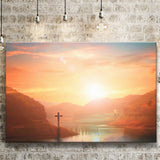 Sunset Faith Canvas Prints - Painting Canvas, Canvas Art, Prints for Sale, Wall Art, Wall Decor