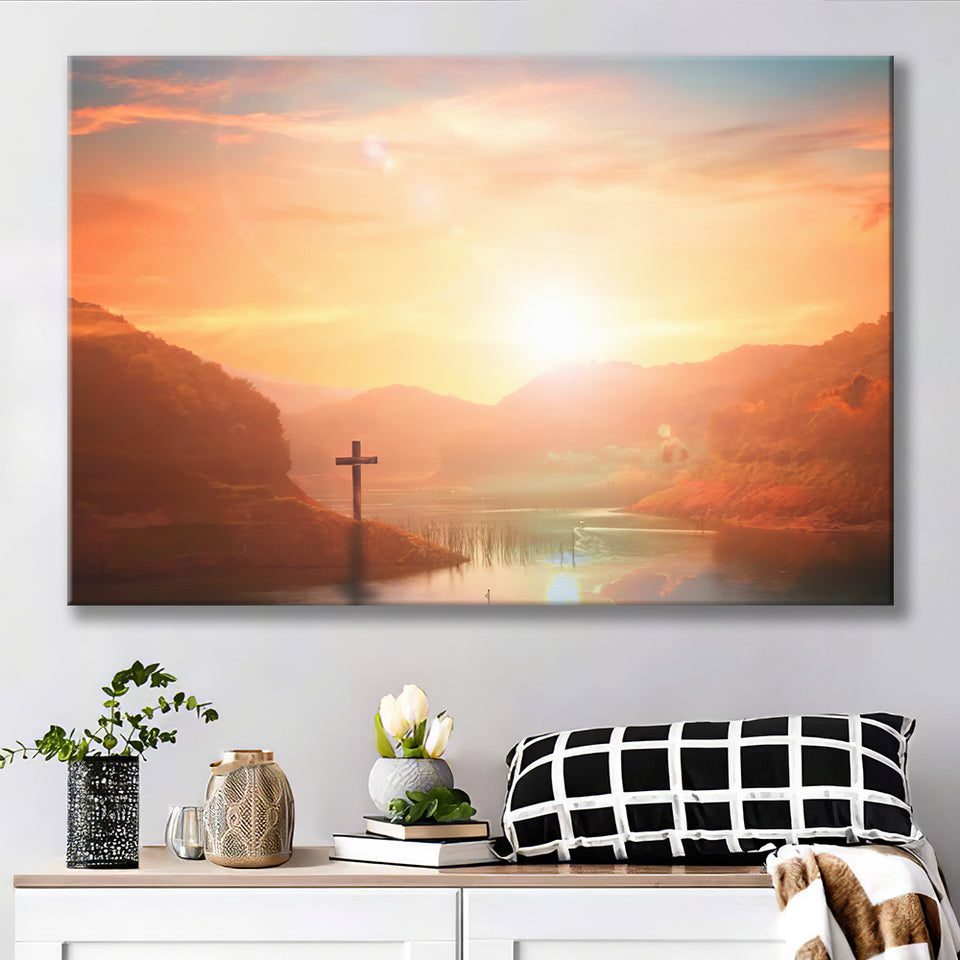 Sunset Faith Canvas Prints - Painting Canvas, Canvas Art, Prints for Sale, Wall Art, Wall Decor