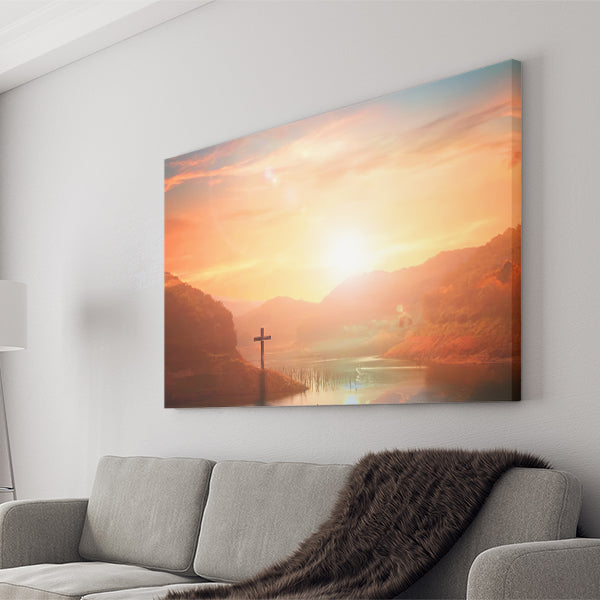 Sunset Faith Canvas Prints - Painting Canvas, Canvas Art, Prints for Sale, Wall Art, Wall Decor