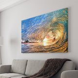 Sunset Sea Wave Beauty Canvas Wall Art - Canvas Prints, Prints For Sale, Painting Canvas,Canvas On Sale