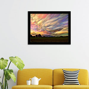 Sunset Spectrum Framed Art Prints - Framed Prints, Prints For Sale, Painting Prints,Wall Art Decor