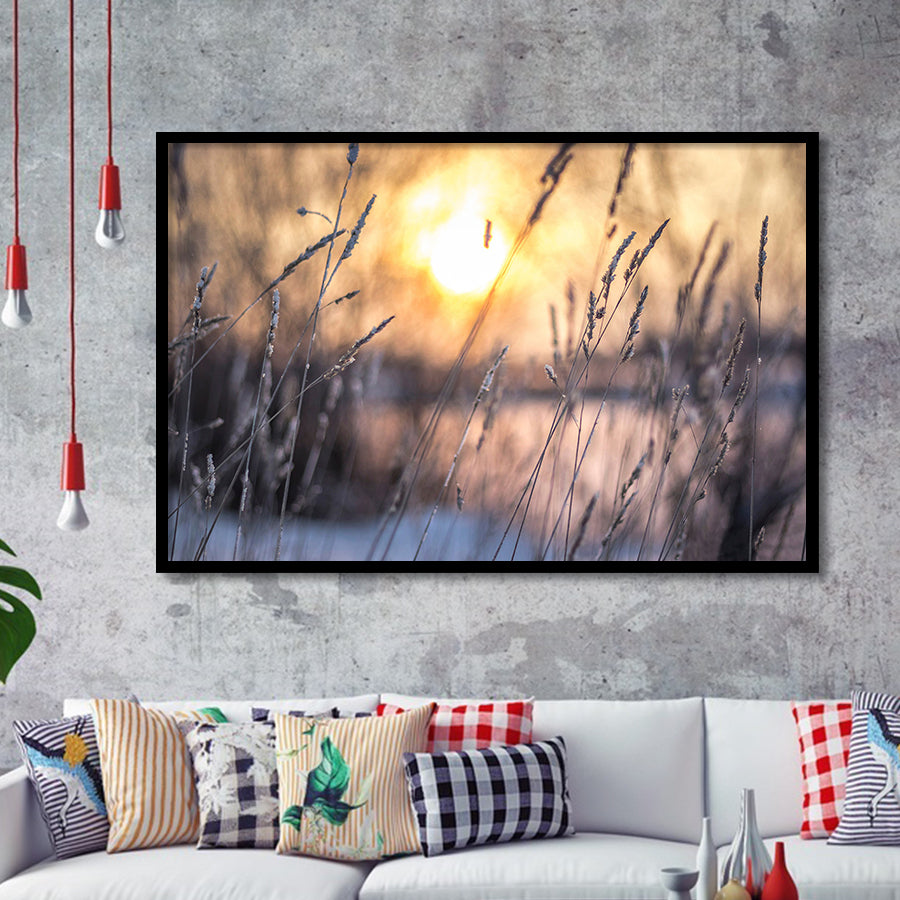 Sunset Wall Art Framed Art Prints Wall Art Decor, Framed Picture, Home Decor