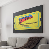 Super Success Story Canvas Prints Wall Art - Painting Canvas,Office Business Motivation Art, Wall Decor
