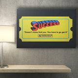 Super Success Story Canvas Prints Wall Art - Painting Canvas,Office Business Motivation Art, Wall Decor