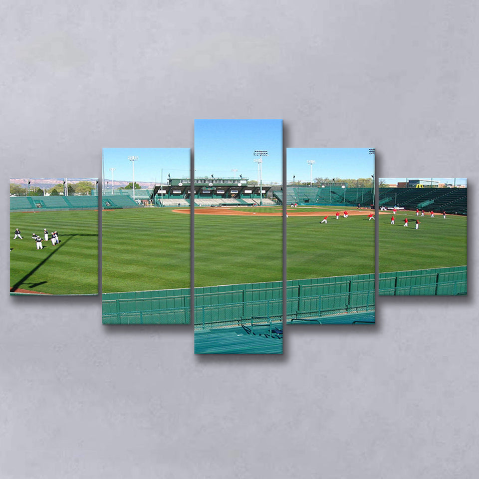Suplizio Field Stadium Canvas Prints Grand Junction Rockies Wall Art,Multi Panels,Sport Stadium Art Prints, Fan Gift