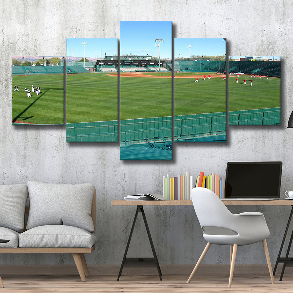 Suplizio Field Stadium Canvas Prints Grand Junction Rockies Wall Art,Multi Panels,Sport Stadium Art Prints, Fan Gift