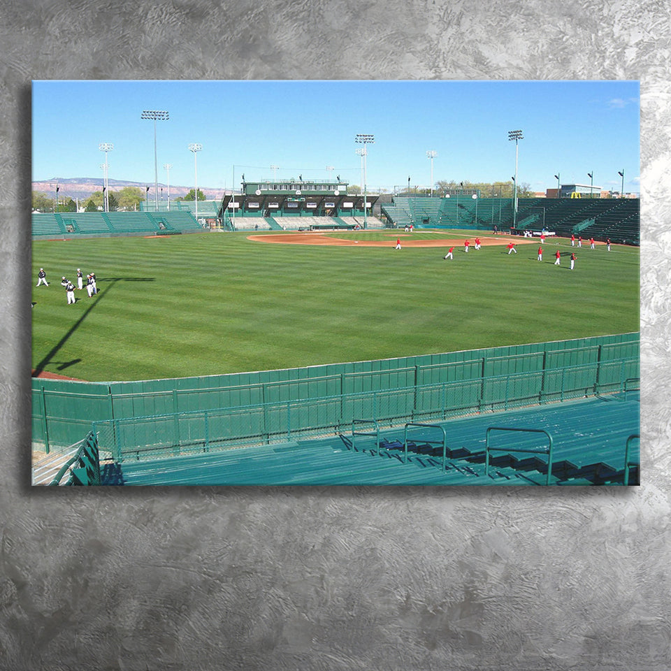 Suplizio Field Stadium Canvas Prints Grand Junction Rockies Wall Art,Sport Stadium Art Prints, Fan Gift, Wall Decor