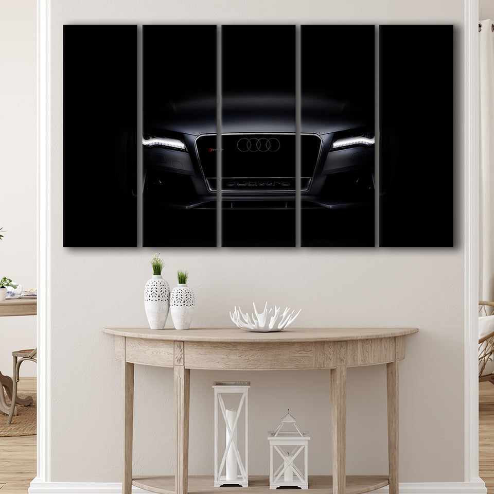 Supper Black Car Sport Car Extra Large Canvas Prints Multi Panels B Wall Art Prints Home Decor